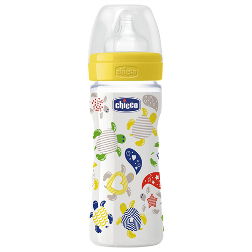 Bán Bình sữa an toàn Wellbeing Chicco 250ml núm silicone