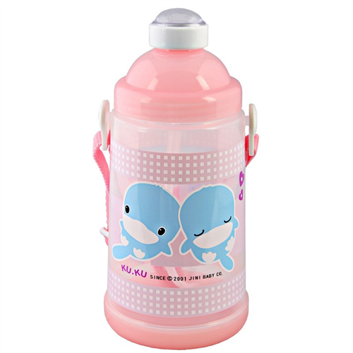 Bán Bình uống nước có ống hút 650ml KUKU 5319