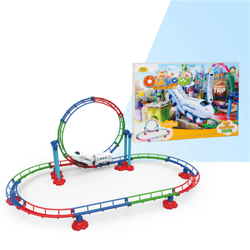 Bán Bộ đồ chơi mô hình đường ray kèm tàu 661H-7