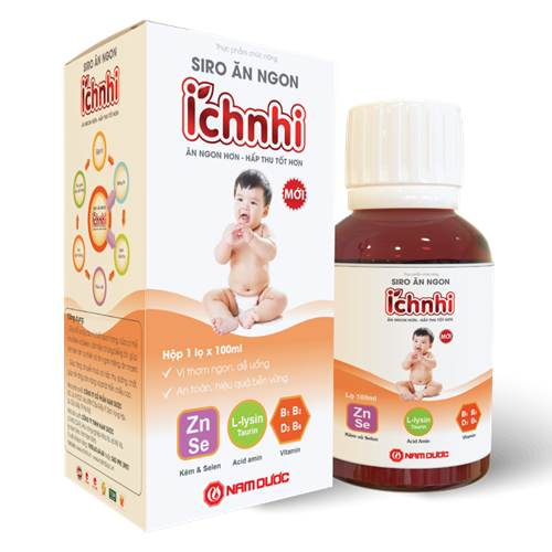 Bán Thực phẩm chức năng - Siro ăn ngon Ích Nhi (100ml)