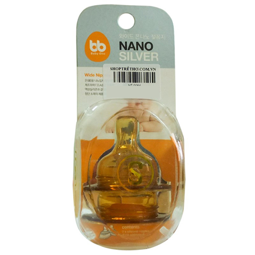 Bán Núm ty Nano Baby One cổ rộng