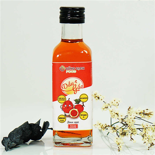 Bán Dầu gấc ăn dặm Sống Sạch Food (100ml)