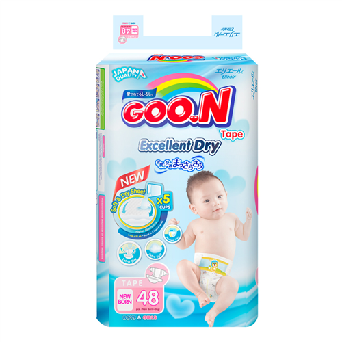 Bán Tã - bỉm dán Goon Slim Newborn48
