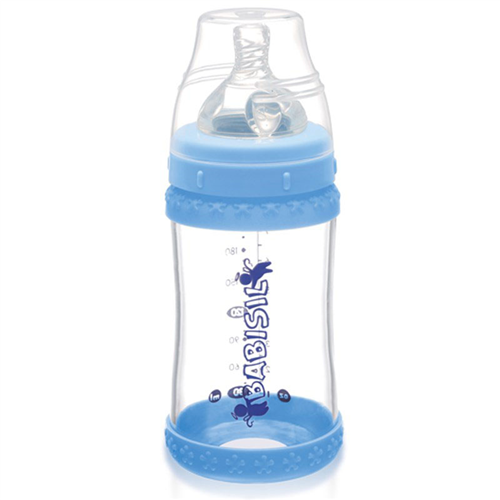 Bán Bình sữa Nano Babisil thủy tinh cổ rộng 240ml (có 2 màu)