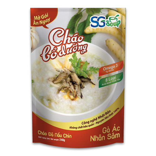 Bán Cháo bổ dưỡng SG Food - Gà ác nhân sâm