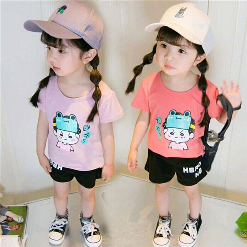 Bán Bộ quần áo cộc tay in hình Shin (1-5T)