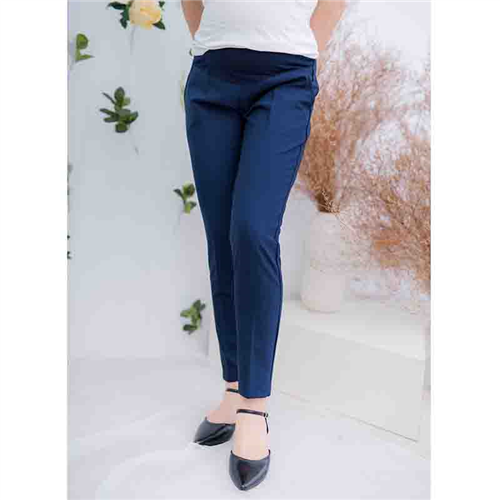 Bán Quần bầu dài cotton lạnh Emum (xanh đen)