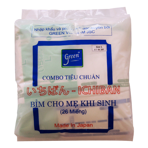 Bán Combo bỉm cho mẹ đi sinh Ichiban - gói tiêu chuẩn (26 miếng)