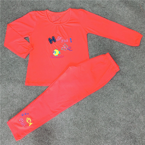 Bán Bộ quần áo Thu Đông bé gái in chữ Hello (1-7Y)