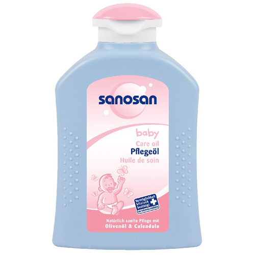 Bán Tinh dầu dưỡng da cho bé Sanosan Baby care oil 200ml