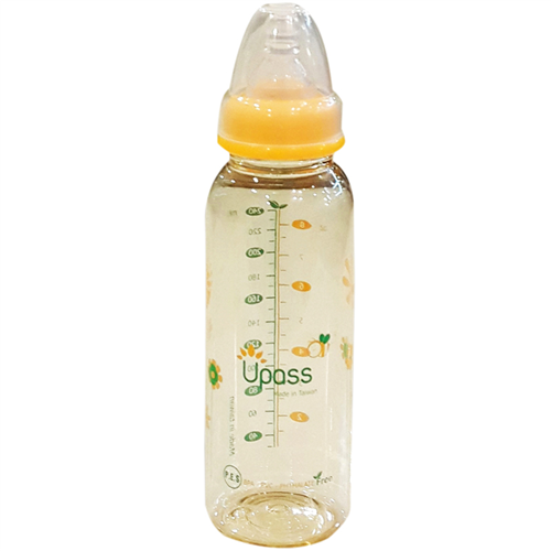 Bán Bình sữa Upass 02801 240ml (nhựa PES, cổ thường)