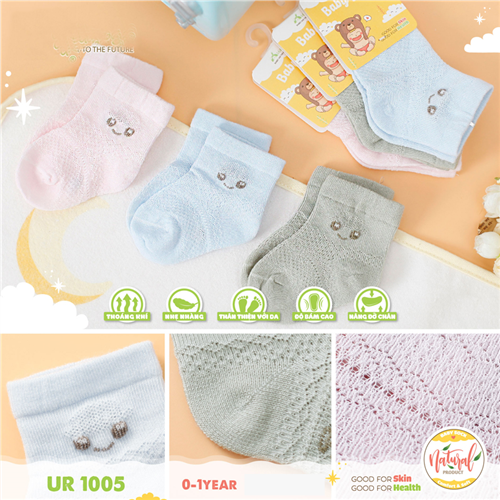 Bán Tất lưới trẻ em Uala Nature UR1005 (0-1T)