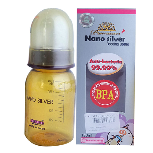 Bán Bình sữa Nano Silver Mispic 130ml