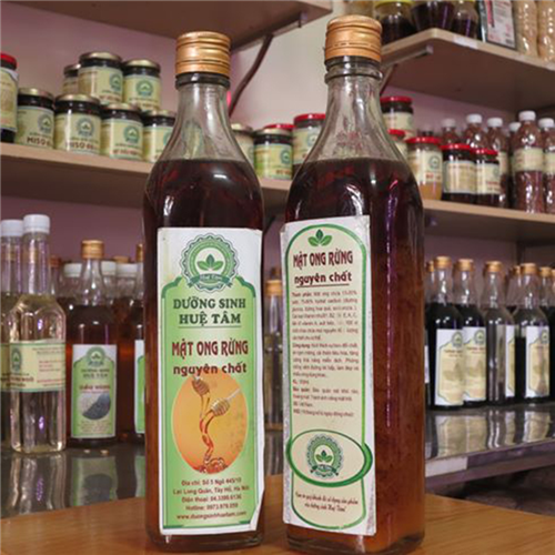Bán Mật ong rừng Huệ Tâm 500ml - Sản phẩm tự nhiên