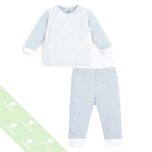 Bán Bộ cài lệch dài tay màu xanh Lullaby NH23-19