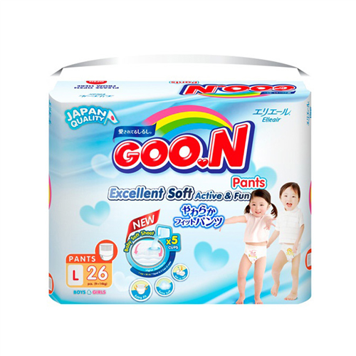 Bán Tã - Bỉm quần GOO.N renew slim L26 (9-14kg)