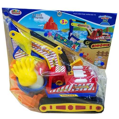Bán Bộ đồ chơi xe móc đất K.2 chứa đồ chơi biển M1571-LR302