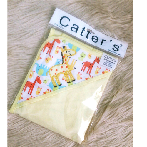 Bán Chăn mũ cotton 1 lớp Carter's (82*82)