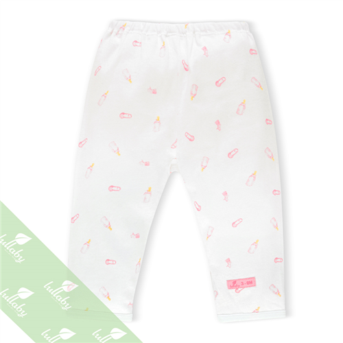 Bán Quần dài đáp đũng Lullaby NH03-19 in hình bình sữa (hồng)