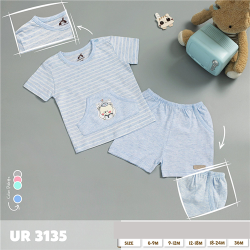 Bán Bộ cộc tay cài vai kẻ nhỏ túi giữa Uala UR3135
