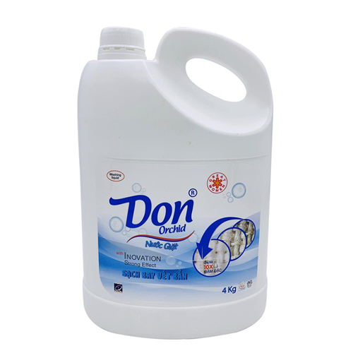 Bán Nước giặt DON ORCHID 4kg (màu trắng)