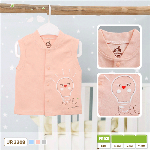 Bán Áo gile họa tiết bóng đèn Uala UR3308