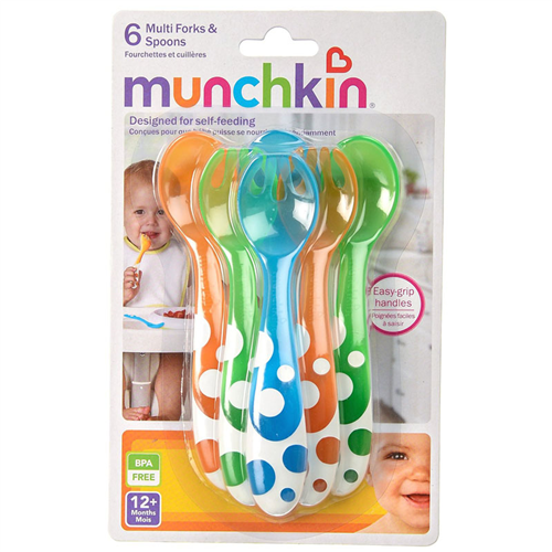 Bán Bộ thìa dĩa Munchkin gồm 6 chiếc Multi Fork & Spoons Set