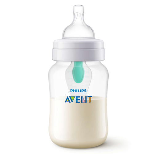 Bán Bình sữa Avent giảm đầy hơi với van giữ sữa AirFree SCF813/14 (260ml, đơn)
