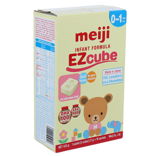 Bán Sữa Meiji 0 (0-1 tuổi) Infant Formula EZcube (16 thanh)