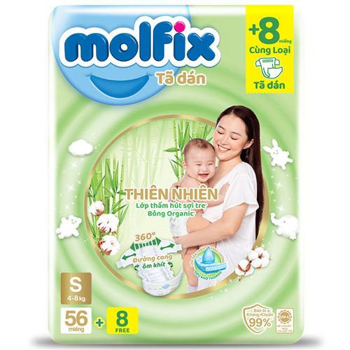 Bán Tã dán Molfix Newborn S56 cho bé từ 4-8kg