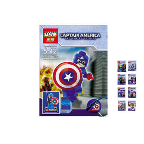 Bán Bộ đồ chơi xếp hình Lepin No.03015 - Đội trưởng mỹ
