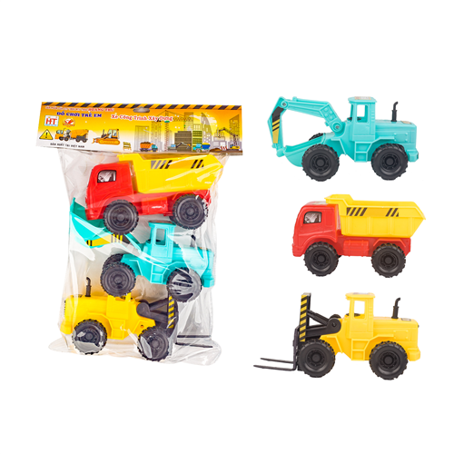 Bán Đồ chơi xe công trình túi 3 xe HT7869