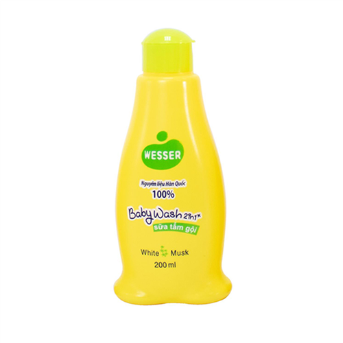 Bán Sữa tắm gội Wesser 2 in 1 200ml (nhiều màu)