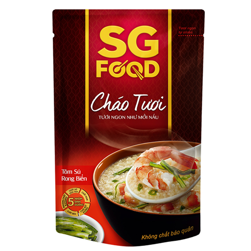Bán Cháo tươi SG Food - Tôm sú rong biển 270g