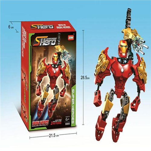 Bán Đồ chơi robot lắp ghép - chiến binh Iron VBC-8005R