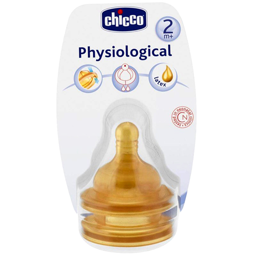 Bán Núm ty Chicco Physiological (cao su, 2M+)