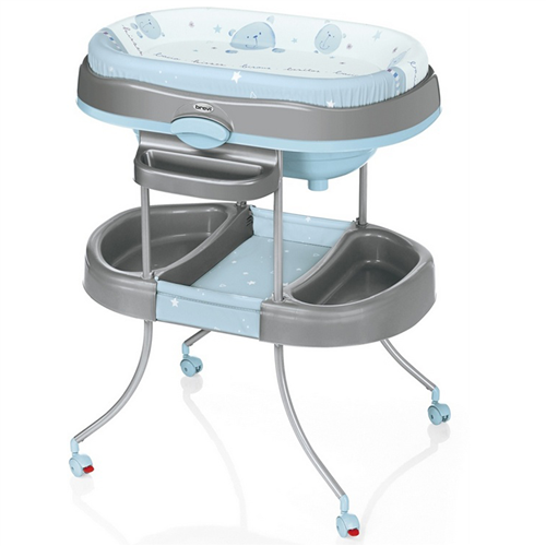 Bán Bộ kệ tắm cho bé có bánh xe Brevi Acqua Light BRE574 (nhiều màu)