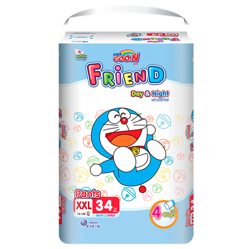 Bán Tã bỉm quần Goo.N Friend XXL34 (15-25kg)