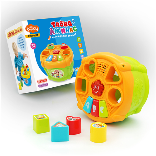 Bán Đồ chơi trống âm nhạc thả hình Duka DK580022