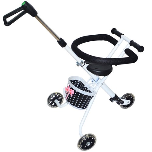 Bán Xe đẩy 3 bánh gấp gọn bánh xe có đèn, có giỏ