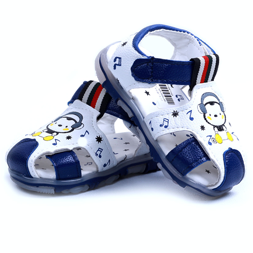 Bán Dép sandal mũi rọ bé trai hình khỉ (1-3 tuổi)