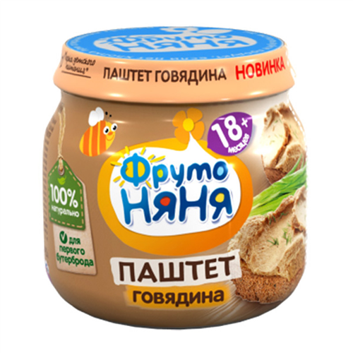 Bán Dinh dưỡng đóng lọ Fruto patê bò và gan (100g)