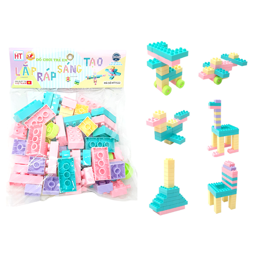 Bán Đồ chơi lắp ráp sáng tạo HT7522 (62 chi tiết)