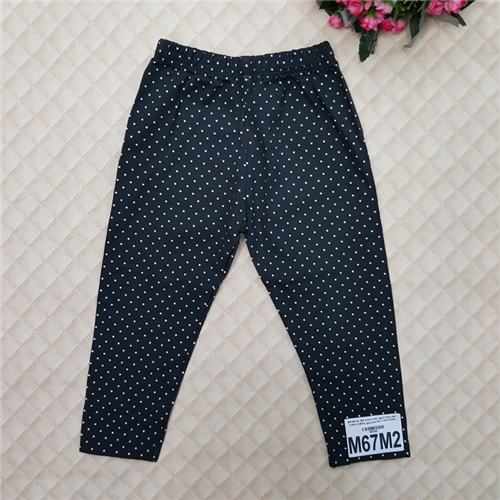 Bán Quần legging bé gái họa tiết chấm bi (1-6T)