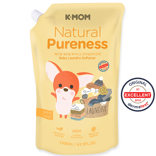 Bán Nước xả vải thảo mộc tự nhiên K-Mom KM13124 (dạng túi 1300ml)