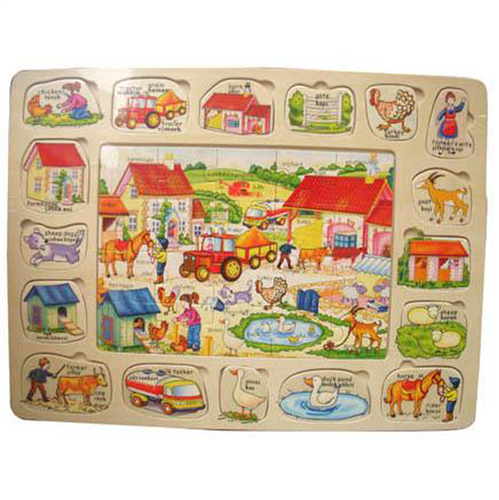 Bán Đồ chơi gỗ toptoys - Bảng ghép nông trại (lớn) 98261