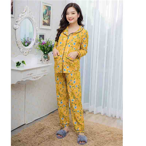 Bán Bộ bầu pyjama tay dài Emum (màu vàng)