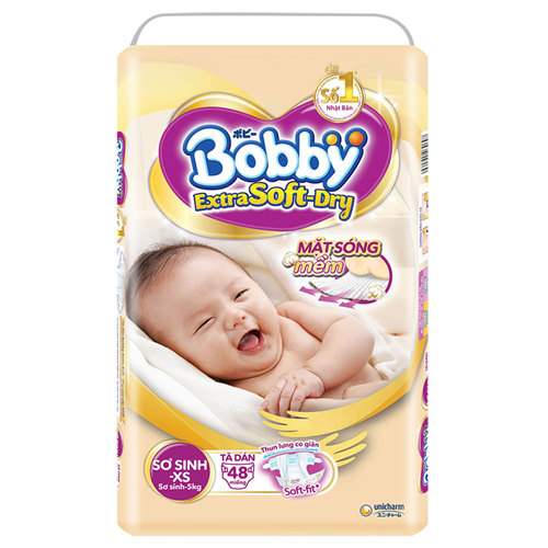Bán Tã - Bỉm dán Extra Soft Dry sơ sinh XS48 (<5kg)