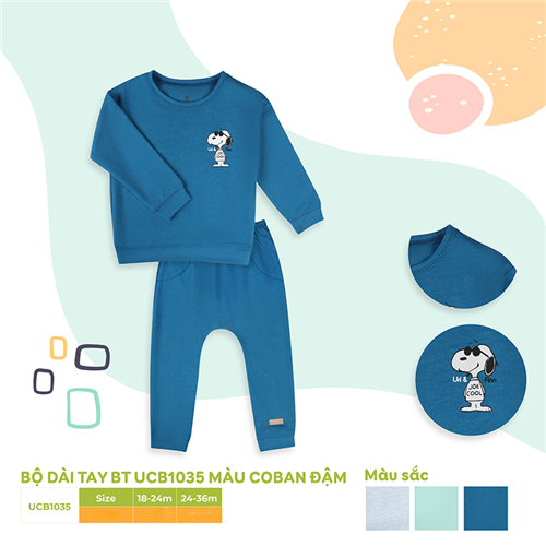 Bán Bộ dài tay bé trai Uri&Finn UCB1035