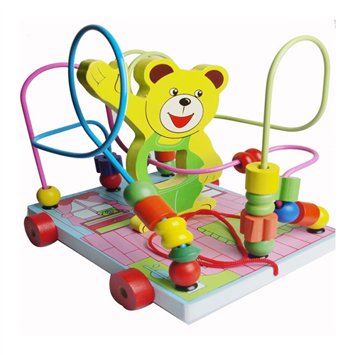 Bán Đồ chơi gỗ A+ dạng xe kéo gấu AYX0047